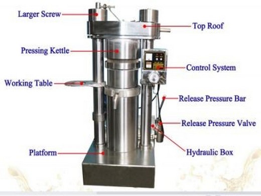 آلة معالجة زيت جوز الهند الفول السوداني صغيرة الحجم من تونس